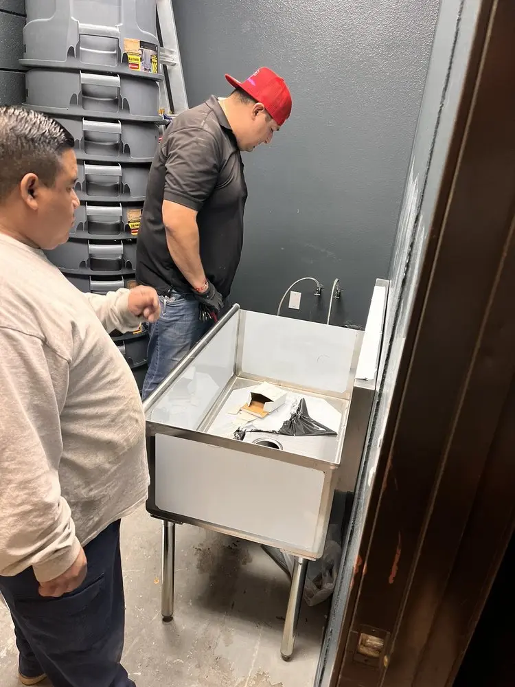 Commercial plumbing and sink installation in Wendover
